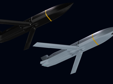 AGM-158 XR Missile Modèle 3D