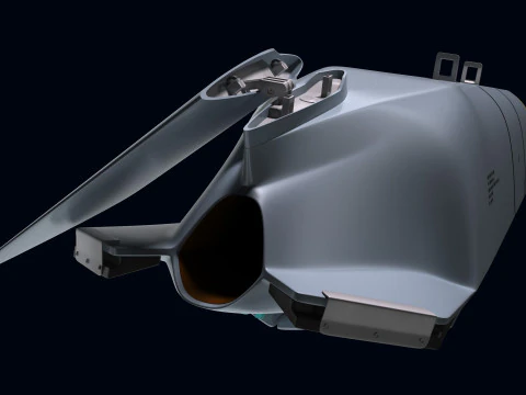 AGM-158 XR Missile 3D Model