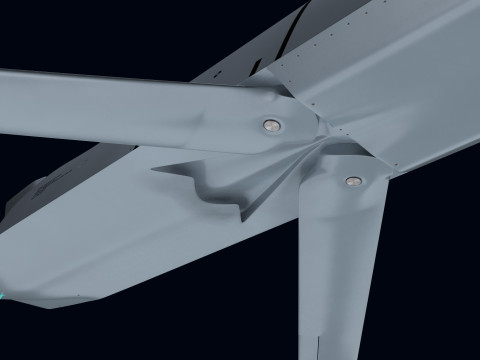AGM-158 XR Missile Modèle 3D