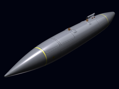 Electronic Support Jammer for Rafale Modello 3D