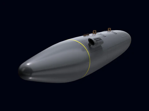 Electronic Support Jammer for Rafale 3D Model