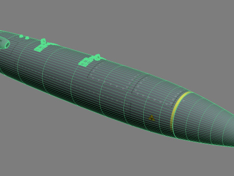 Electronic Support Jammer for Rafale Modello 3D