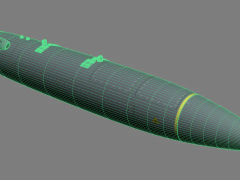 Electronic Support Jammer for Rafale 3D Model