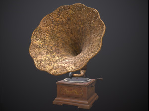 gramophone 3D Model