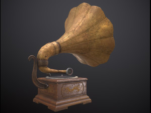 gramophone 3D Model