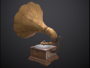 gramophone 3D Model
