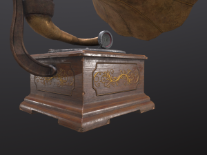 gramophone 3D Model