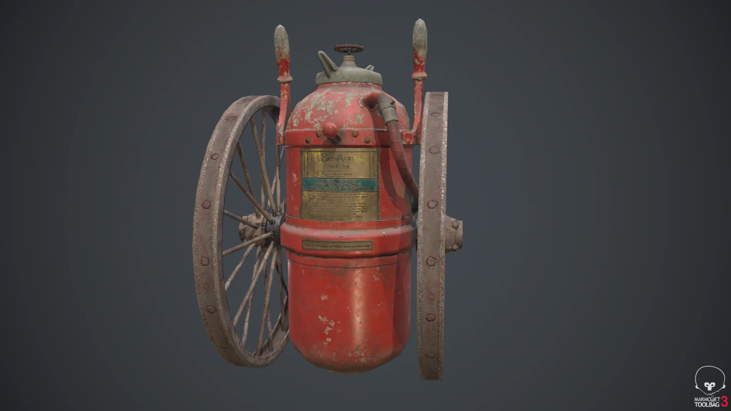 fire extinguisher 3D Model .c4d .max .obj .3ds .fbx .stl .blend 