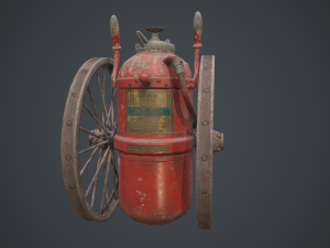 fire extinguisher 3D Model