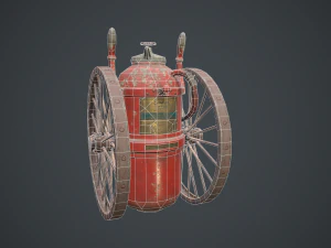 fire extinguisher 3D Model