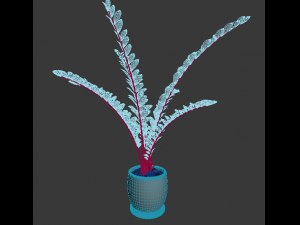 pot plant 3D-Modell