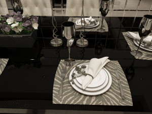 spoonforkglassplats 3D मॉडल