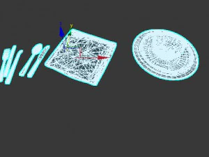 colhergarfopratosde vidro Modelo 3D