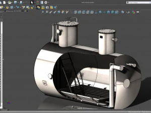 tanque de armazenamento epp 20-2400 Modelo 3D