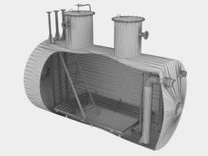 tanque de armazenamento epp 20-2400 Modelo 3D
