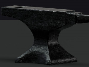 realistic anvil 3D Модель