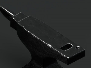 realistic anvil 3D Модель
