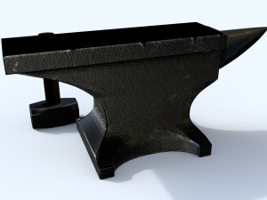anvil and sledge hammer 3D Model