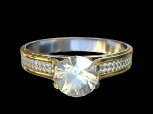 diamond ring 3D Model