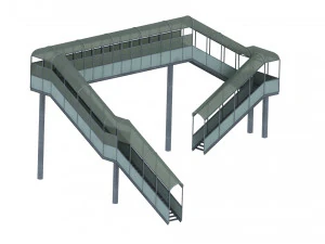 cavalcavia pedonale Modello 3D