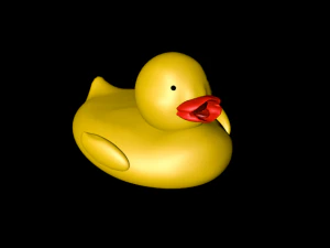 yellow rubber duck 3D Model