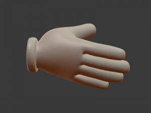 hand emoji signs - icons pack Modelo 3D