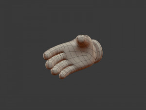 hand emoji signs - icons pack Modelo 3D