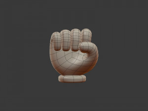 hand emoji signs - icons pack Modelo 3D