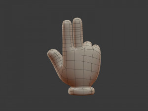 hand emoji signs - icons pack Modelo 3D