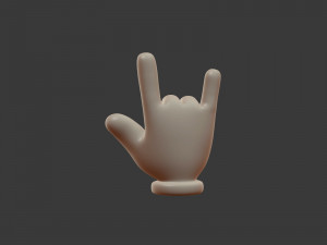 hand emoji signs - icons pack Modelo 3D