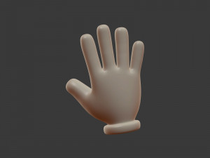 hand emoji signs - icons pack Modelo 3D