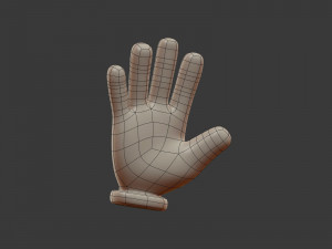 hand emoji signs - icons pack Modelo 3D