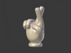 cartoon hands - emoji signs - icons pack Modelo 3D