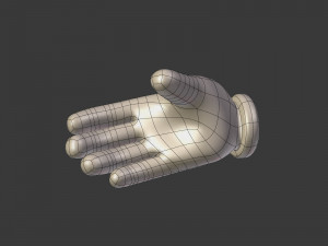 cartoon hands - emoji signs - icons pack Modelo 3D