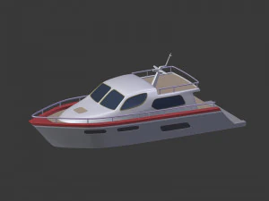 iate de desenho animado Modelo 3D