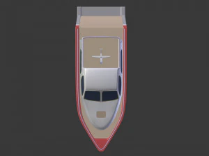 iate de desenho animado Modelo 3D