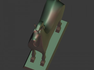 abstract horse figurine Modelo 3D