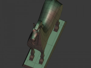 abstract horse figurine Modelo 3D