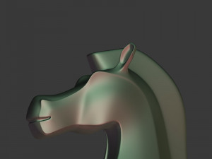 abstract horse figurine Modelo 3D