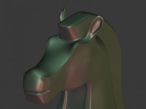 abstract horse figurine Modelo 3D