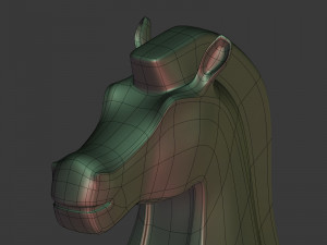 abstract horse figurine Modelo 3D