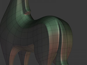 abstract horse figurine Modelo 3D