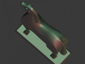 abstract horse figurine Modelo 3D