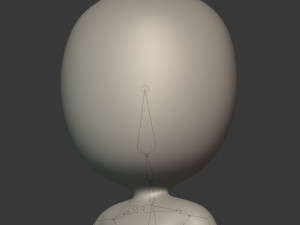 cartoon man - stickman Model 3D
