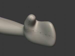 cartoon man - stickman Model 3D