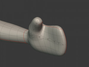 cartoon man - stickman Model 3D