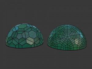 geodesic domes 3D 模型
