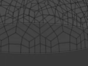 jeodezik kubbeler 3D Model