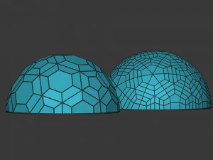 jeodezik kubbeler 3D Model