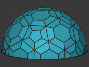 geodesic domes 3D 模型